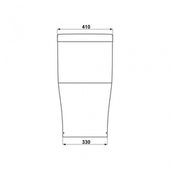 Bàn cầu một khối Sapporo Hafele 588.79.412