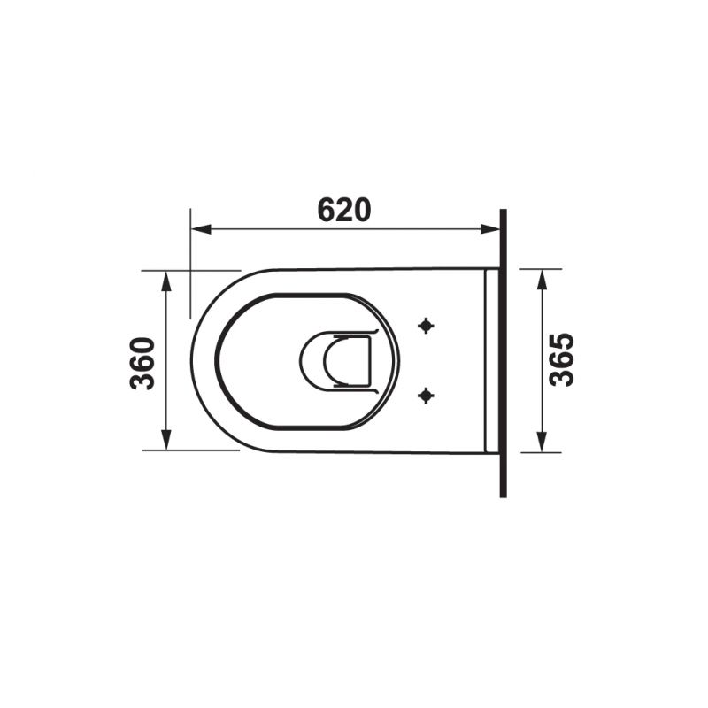 Bồn cầu treo tường Starck 3 Duravit 588.46.403