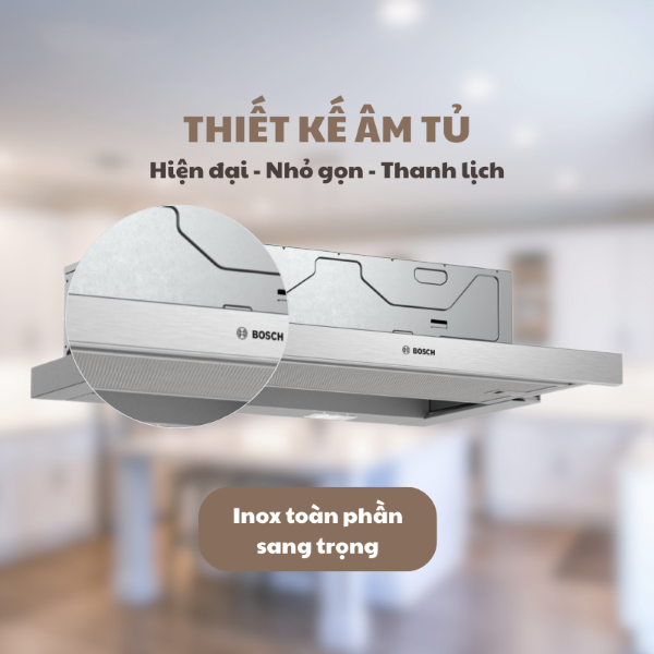 Máy hút mùi Bosch DFM063W56B âm tủ 60 cm