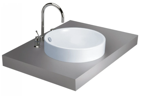 Chậu lavabo Cotto C00027 đặt trên bàn Neo