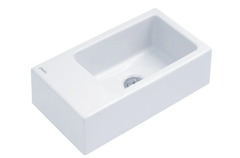 Chậu lavabo Cotto C0031 đặt trên bàn Space Top