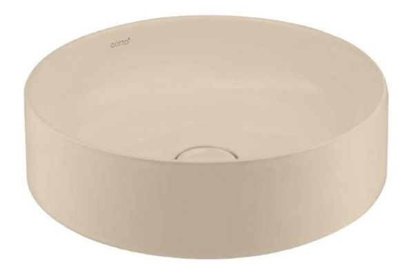 Chậu lavabo Cotto C00340 MIR đặt trên bàn Sensation