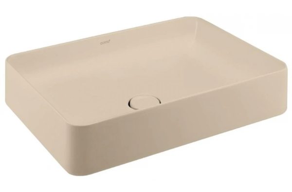 Chậu lavabo Cotto C00342 MIR đặt trên bàn Sensation