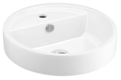 Chậu lavabo Cotto C003807 WH đặt trên bàn Geo