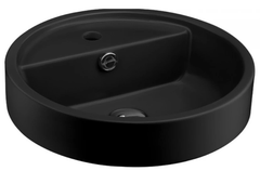 Chậu lavabo Cotto C00380 MBK đặt trên bàn Geo
