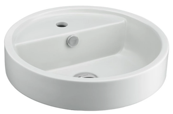 Chậu lavabo Cotto C00380 MLG đặt trên bàn Geo