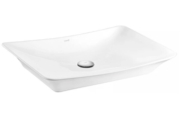 Chậu lavabo Cotto C0911 MWH đặt trên bàn Thantara