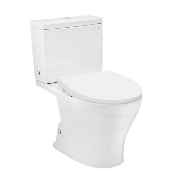 Bàn cầu hai khối TOTO CS326DE4XW kèm nắp rửa cơ ECOWASHER TCW1211A
