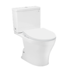Bàn cầu hai khối TOTO CS326DE4XW kèm nắp rửa cơ ECOWASHER TCW1211A
