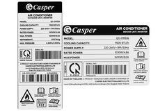 Máy lạnh Casper TC-09IS36 Inverter 1 chiều 9.000 BTU 1HP