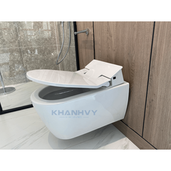 Bồn cầu treo tường Me By Starck với nắp Sensowash Duravit 588.46.406