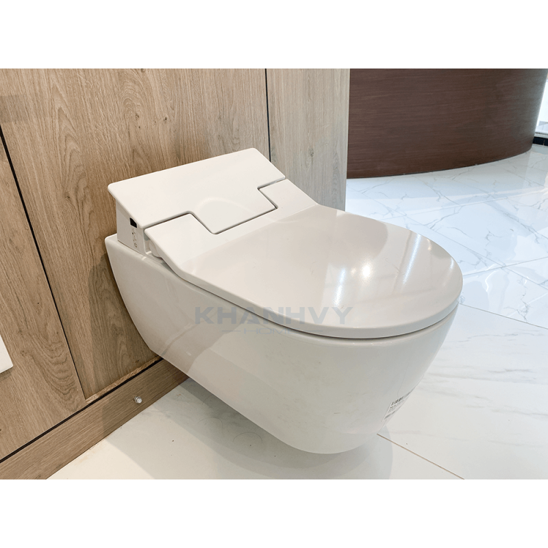 Bồn cầu treo tường Me By Starck với nắp Sensowash Duravit 588.46.406