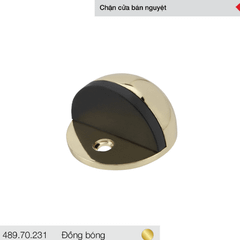 Chặn cửa bán nguyệt Häfele màu đồng bóng 489.70.231