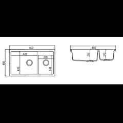 Chậu đá Maadela MDS-A8648B