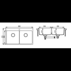 Chậu đá Maadela MDS-A8651I
