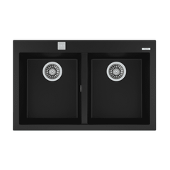 Chậu đá nhân tạo TEKA FORSQUARE 2B 790 BLACK 115260014
