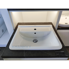 Chậu Lavabo âm bàn vành nổi Duravit Starck 3 588.45.084