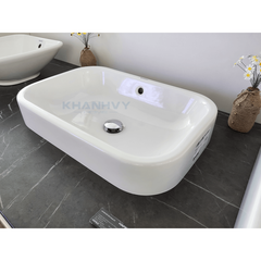 Chậu lavabo đặt bàn Duravit Happy D.2 588.45.125