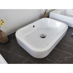 Chậu lavabo đặt bàn Duravit Happy D.2 588.45.125