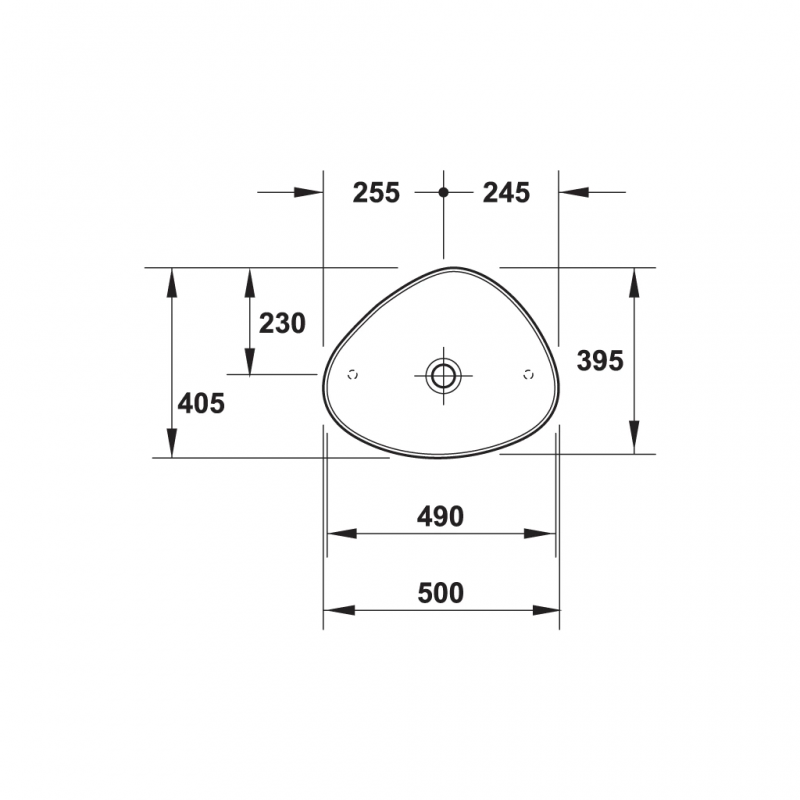 Chậu lavabo Duravit Cape Cod 490 588.45.242