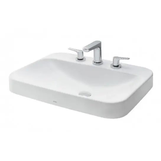 Chậu Lavabo TOTO LT5616XW đặt bàn (3 lỗ)