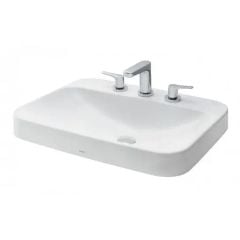 Chậu Lavabo TOTO LT5616XW đặt bàn (3 lỗ)