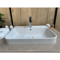 Chậu Lavabo vành nổi Duravit Happy D.2 Plus 600 588.45.128