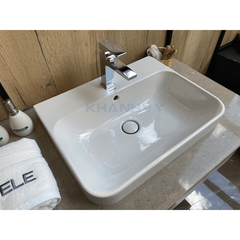 Chậu Lavabo vành nổi Duravit Happy D.2 Plus 600 588.45.128