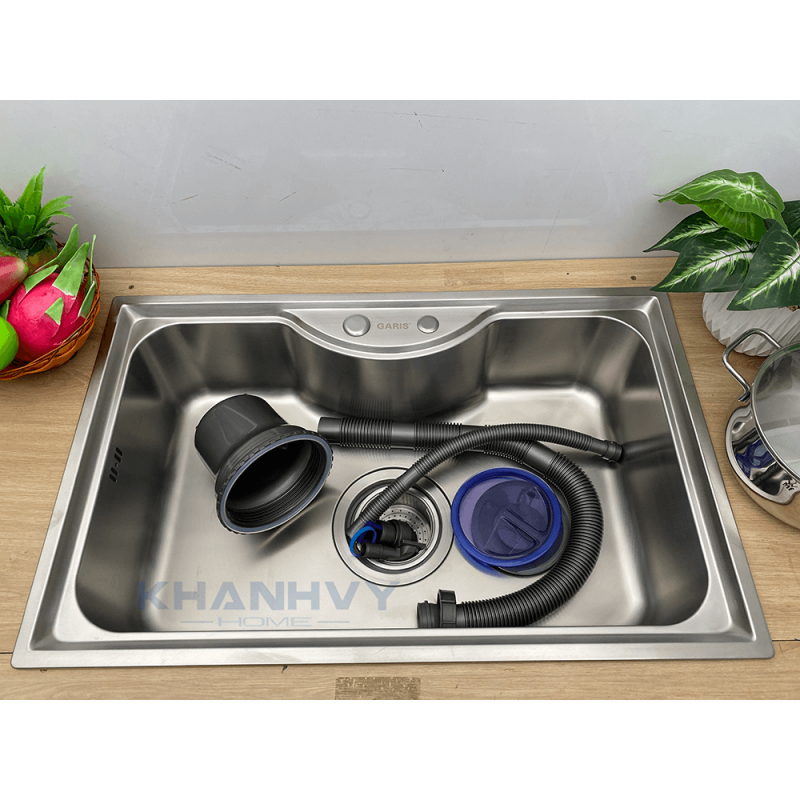 Chậu rửa 1 hố to Garis GS15.80