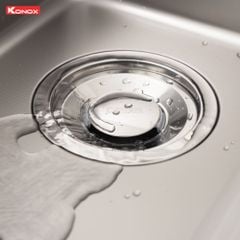 Chậu rửa bát Konox KN8048TS Dekor 1 hố chống xước Workstation Sink