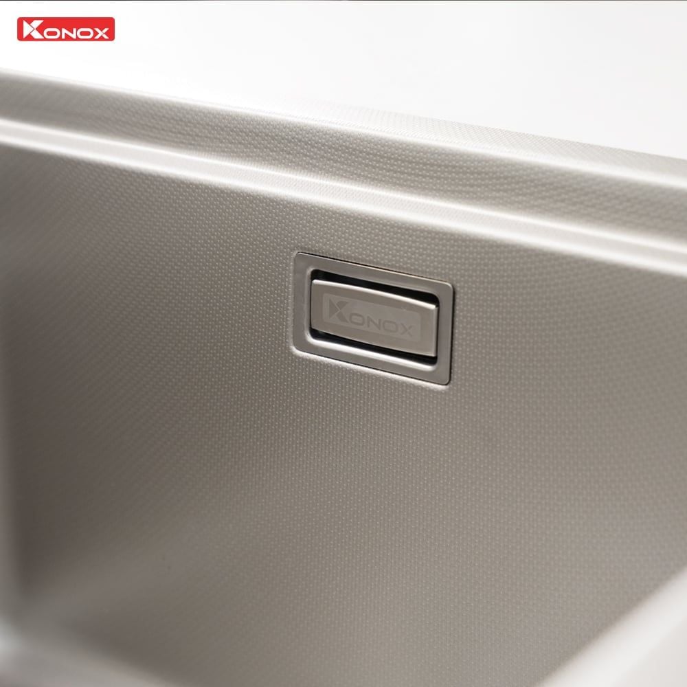 Chậu rửa bát Konox KN8048TS Dekor 1 hố chống xước Workstation Sink