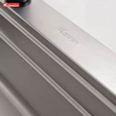 Chậu rửa bát Konox KN8048TS Dekor 1 hố chống xước Workstation Sink