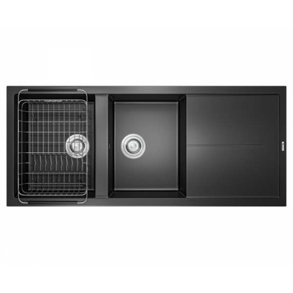 Chậu rửa bát Konox Granite Livello Smart 1160 Black
