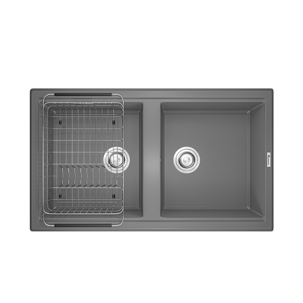 Chậu rửa bát Konox Granite Phoenix Smart 860 Grey