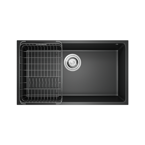Chậu rửa bát Konox Granite Sink Naros 760S Black
