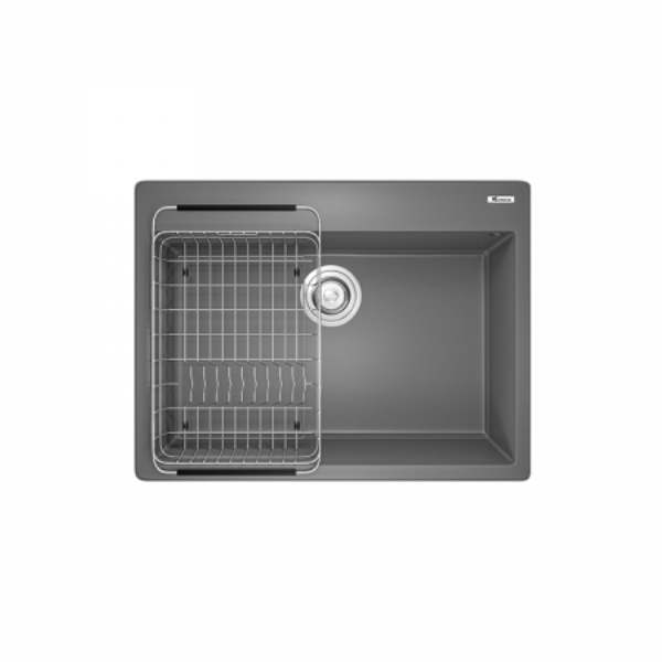 Chậu rửa bát Konox Granite Sink Ruvita 680 Grey