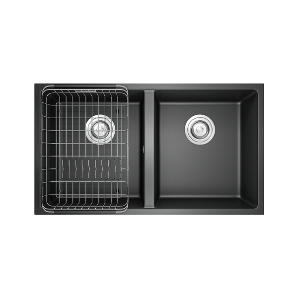 Chậu rửa bát Konox Granite Sink Veloci 760D Black