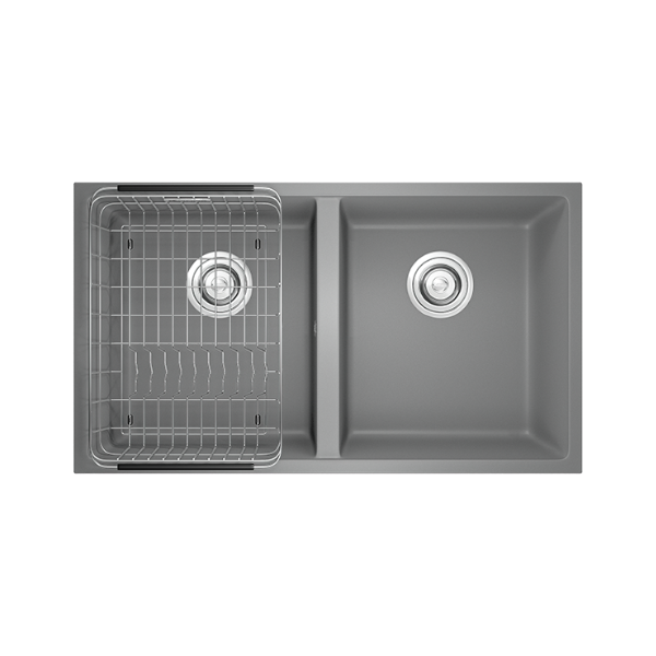 Chậu rửa bát Konox Granite Sink Veloci 760D Grey