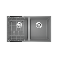 Chậu rửa bát Konox Granite Sink Veloci 760D Grey