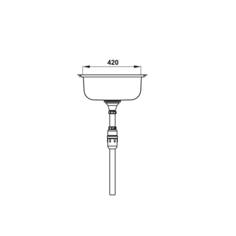 Chậu rửa chén Hafele HS-SD12050 567.20.513