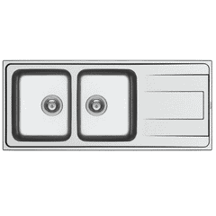 Chậu rửa chén inox Hafele - HELIAN 2B 1D 565.86.361