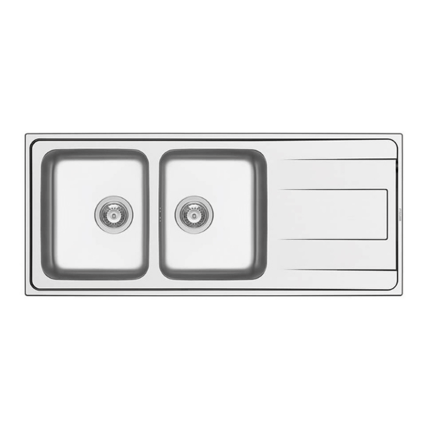 Chậu rửa chén Pyramis ALEA 2B 1D POLISHED 0107155101