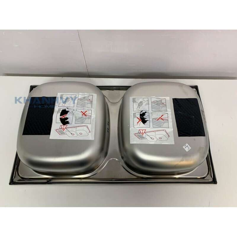 Chậu rửa chén Pyramis BASIC E78 2B SATIN 100138801