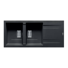Chậu rửa chén Pyramis KARTESIO 2B 1D CARBON 0700055111