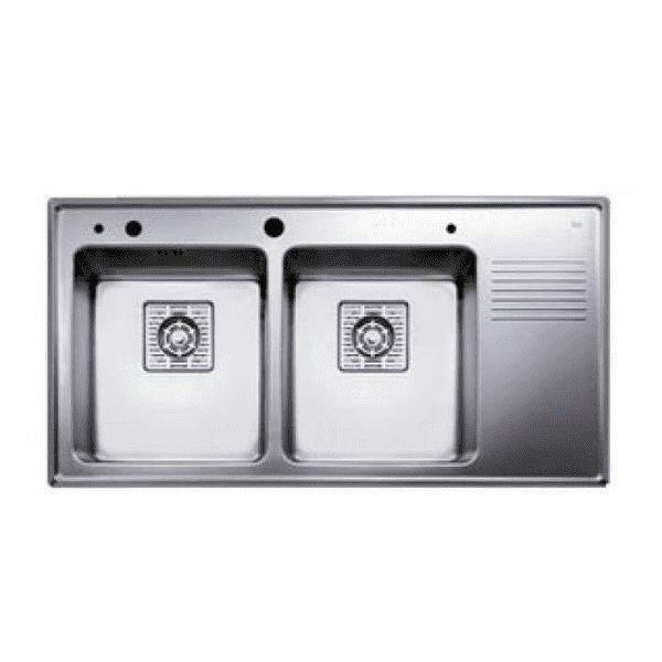Chậu rửa inox TEKA FRAME 2B½D 40180551