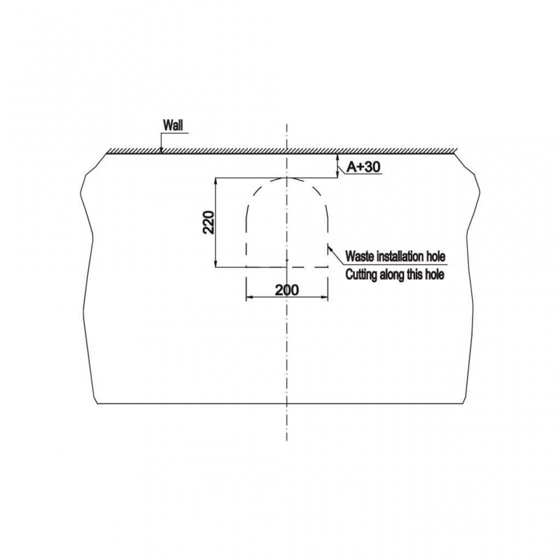 Chậu lavabo đặt bàn Sapporo 500 Hafele 588.79.032