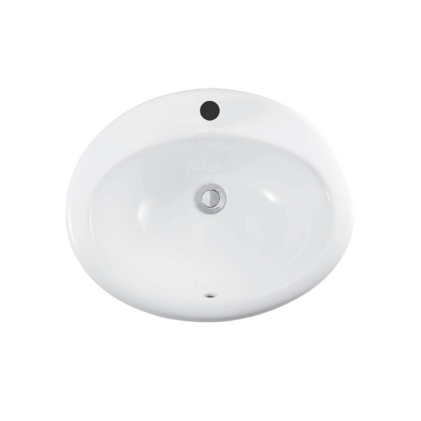 Chậu lavabo vành nổi Sapporo 540 Hafele 588.79.012