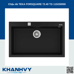 Chậu đá nhân tạo TEKA FORSQUARE 72.40 TG 115230000