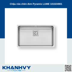 Chậu rửa chén đơn Pyramis LUME 101024901