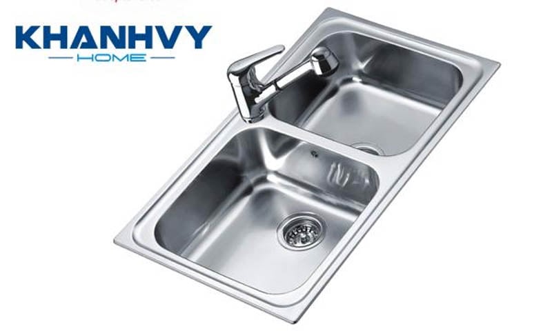 Mẫu chậu rửa inox Teka có thiết kế phù hợp với mọi gia đình
